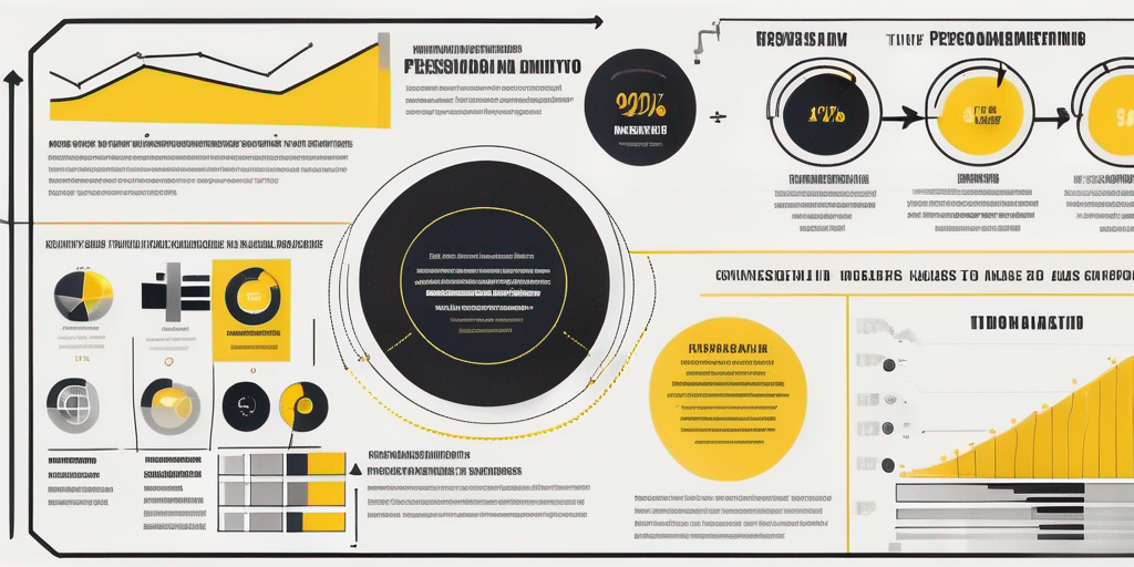 An engaging infographic that visually represents the process of transforming raw data into compelling visual narratives