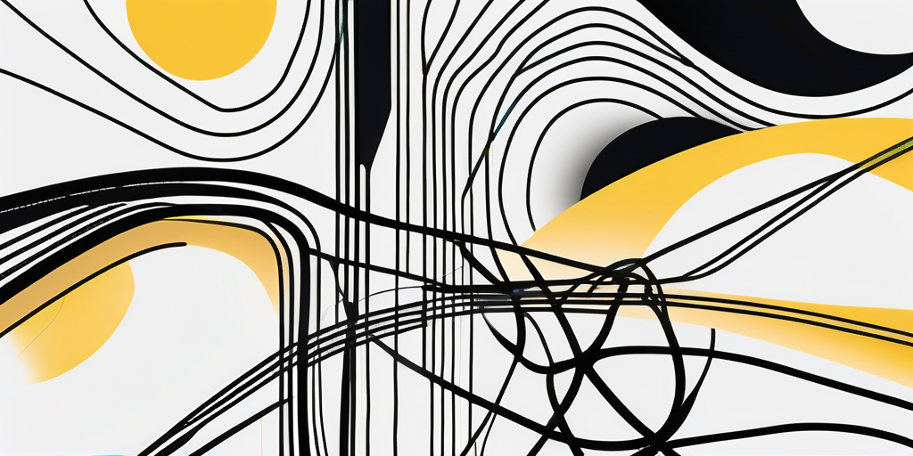 An abstract representation of a digital landscape