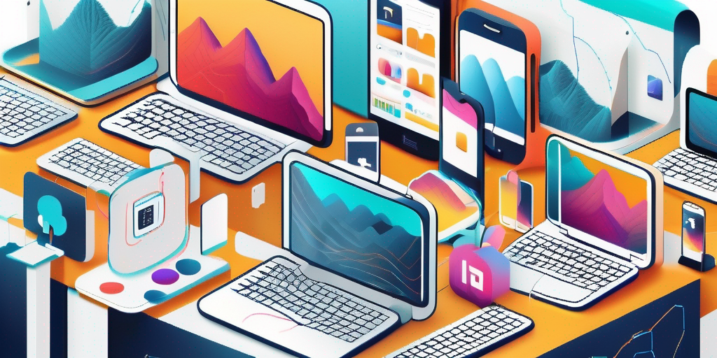 An interconnected web of digital devices and platforms