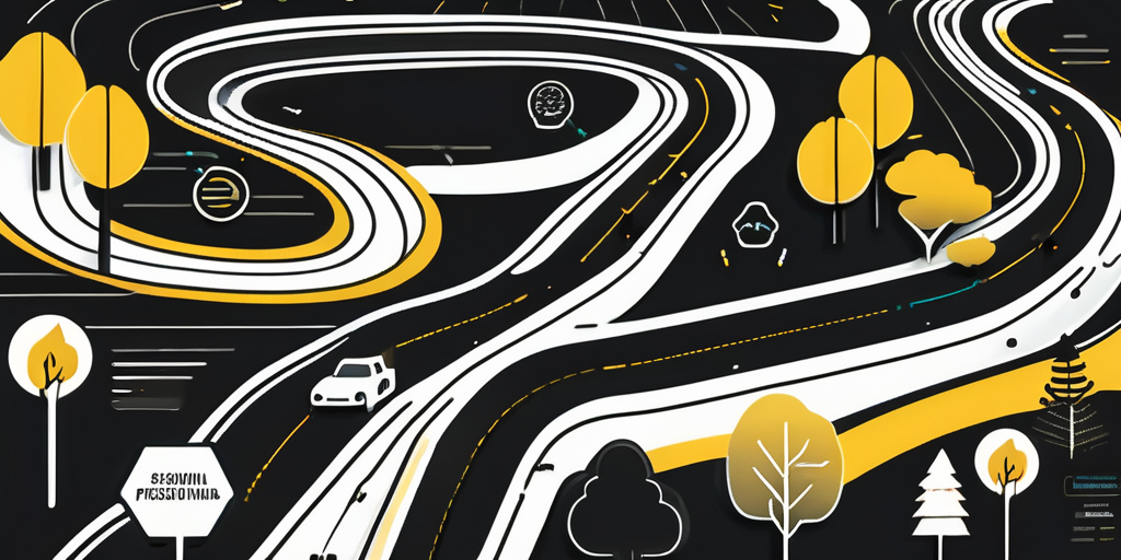 An abstract representation of a dynamic marketing strategy