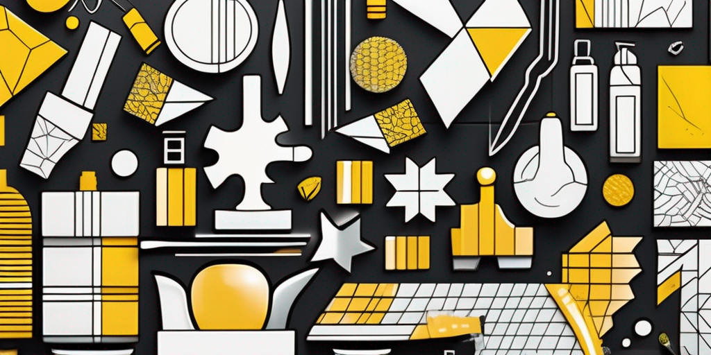 An intricate puzzle being assembled