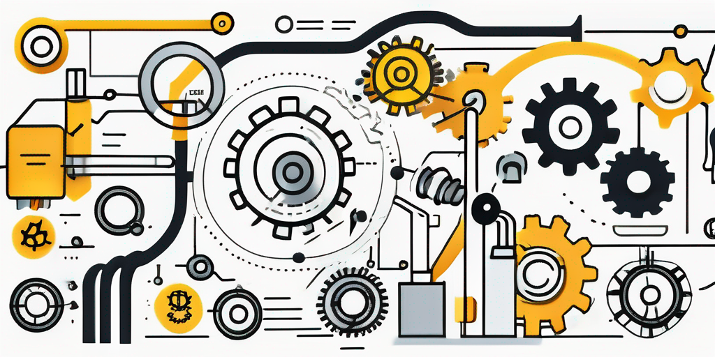 An abstract representation of a streamlined testing workflow