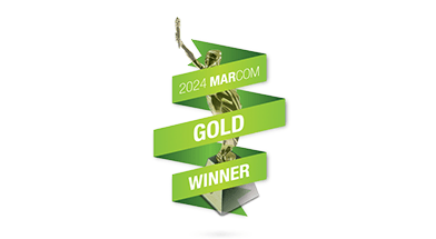 Marcom Award, 2024, Gold Winner badge