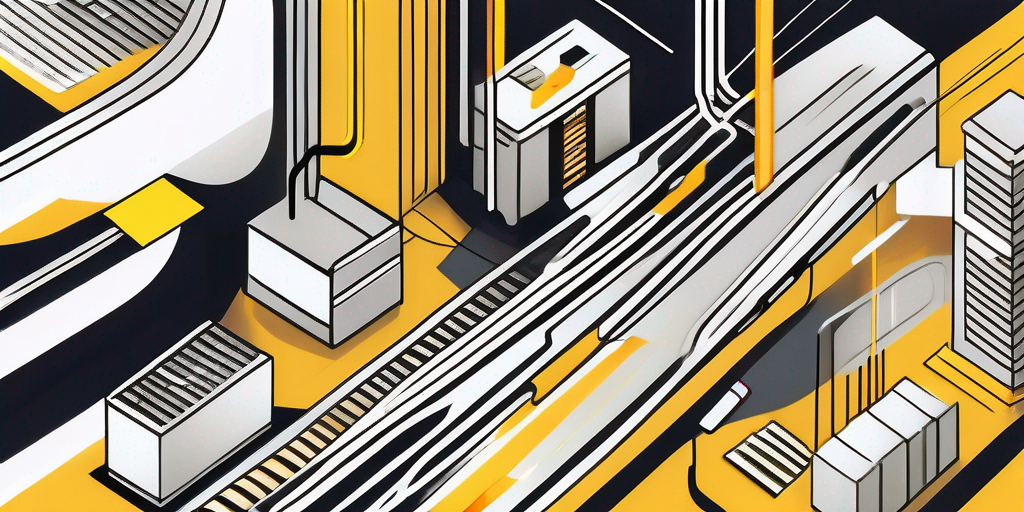 An abstract landscape where vibrant