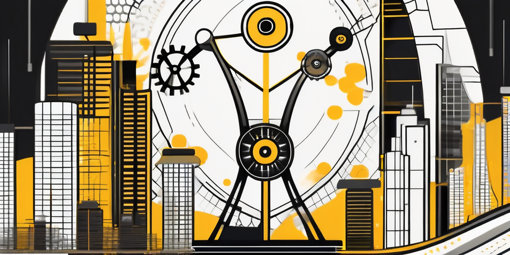 An abstract balance scale