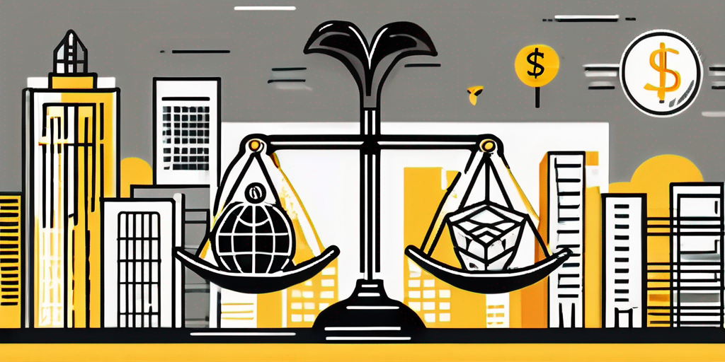 An intricate balance scale