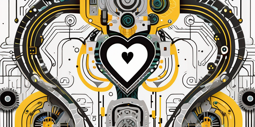 An intricate scale balancing a sleek