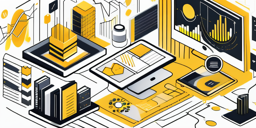 An abstract representation of a dynamic marketplace