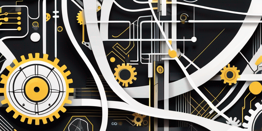 An abstract representation of a digital landscape