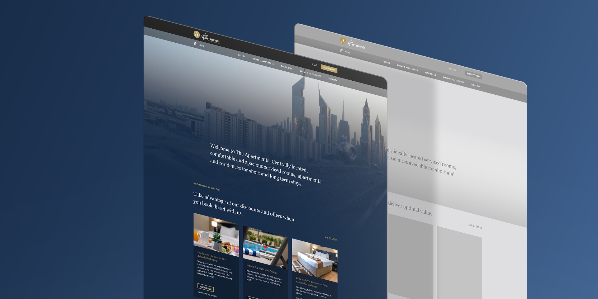 The Apartments’ website, built on Umbraco Heartcore Headless CMS architecture, offers a seamless and scalable content management experience.