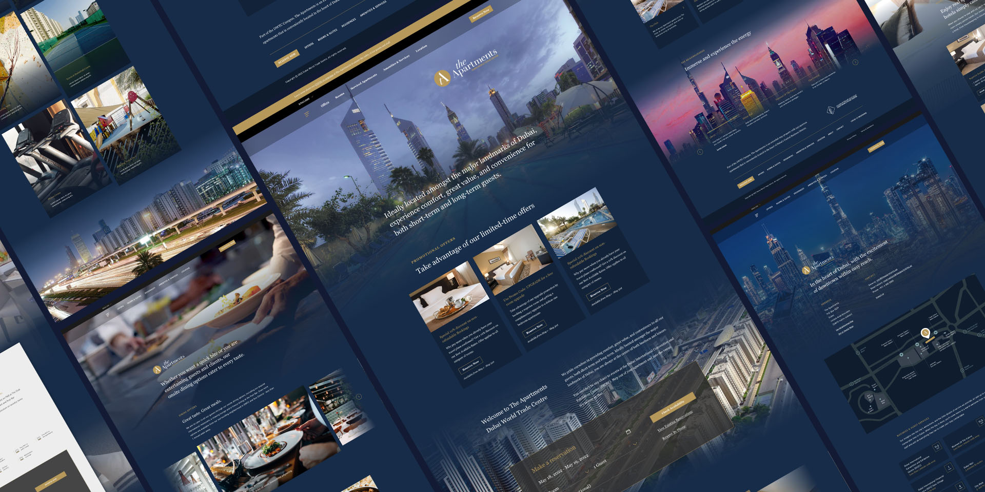 User-friendly CMS integration with Umbraco Heartcore, enabling efficient website updates and content scalability for The Apartments DWTC, a website designed by OMNRAE.