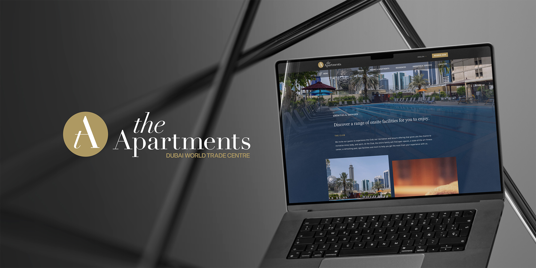 A modern website redesign for DWTC The Apartments