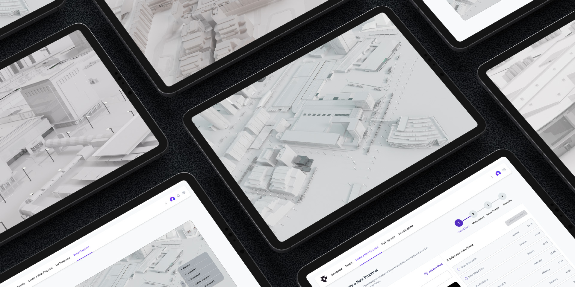 OMNRAE created an immersive 3D advertising platform and ad placement tool available on Web and iPad for DWTC.