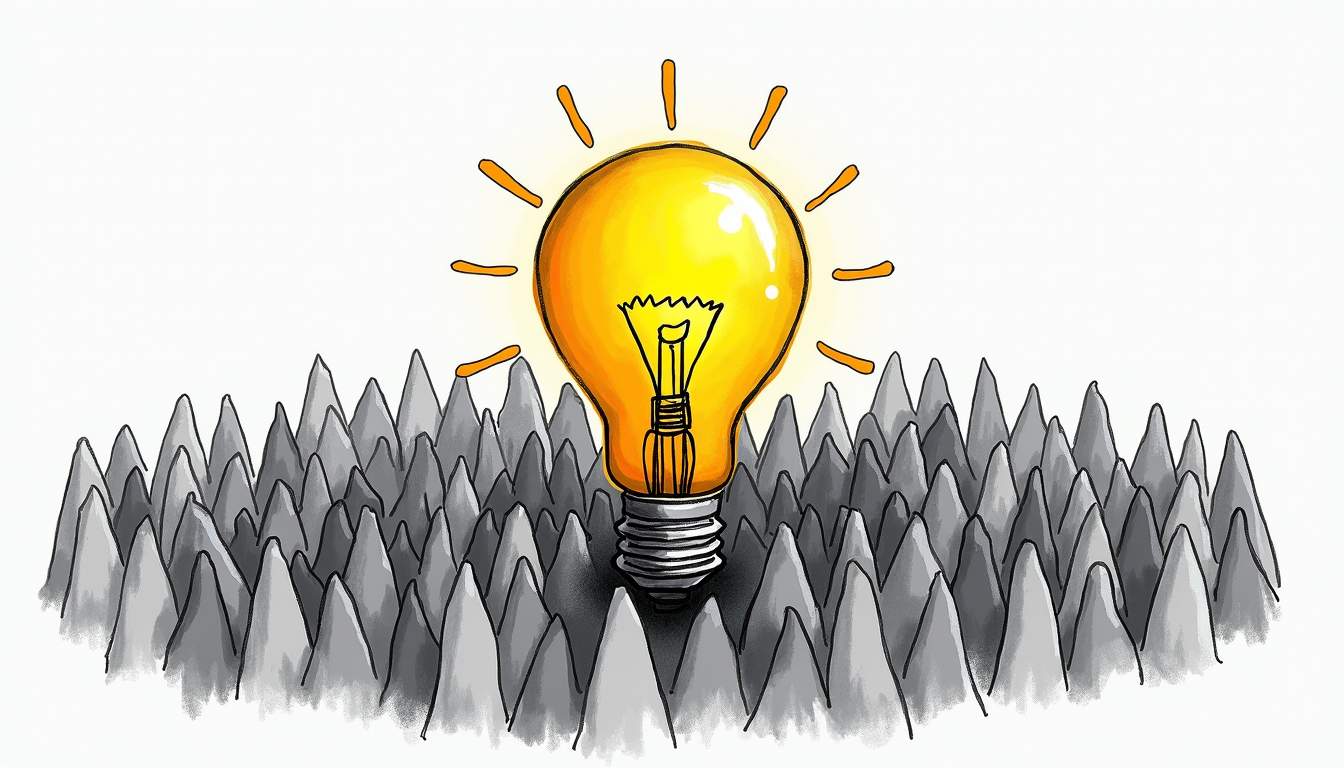 An abstract representation of a vibrant