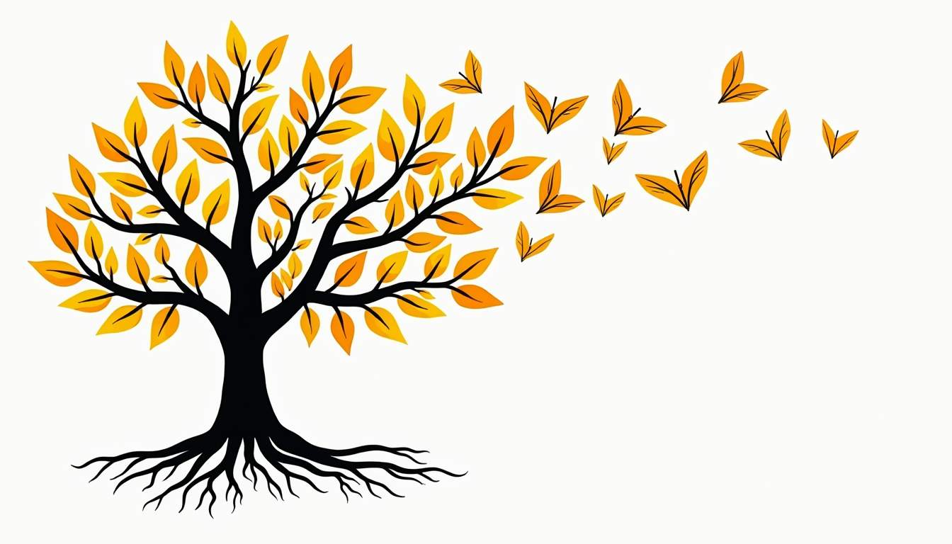 A vibrant tree with diverse