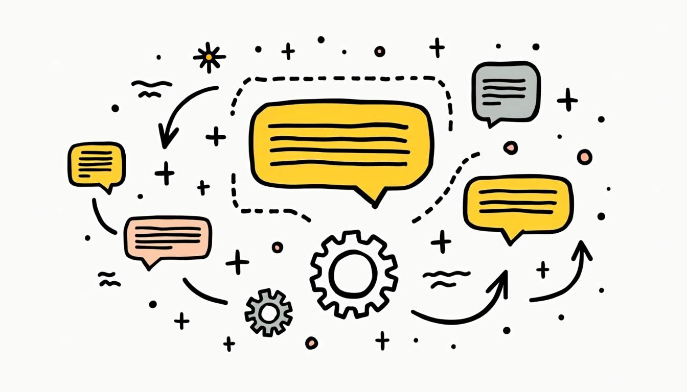 An abstract representation of a feedback loop