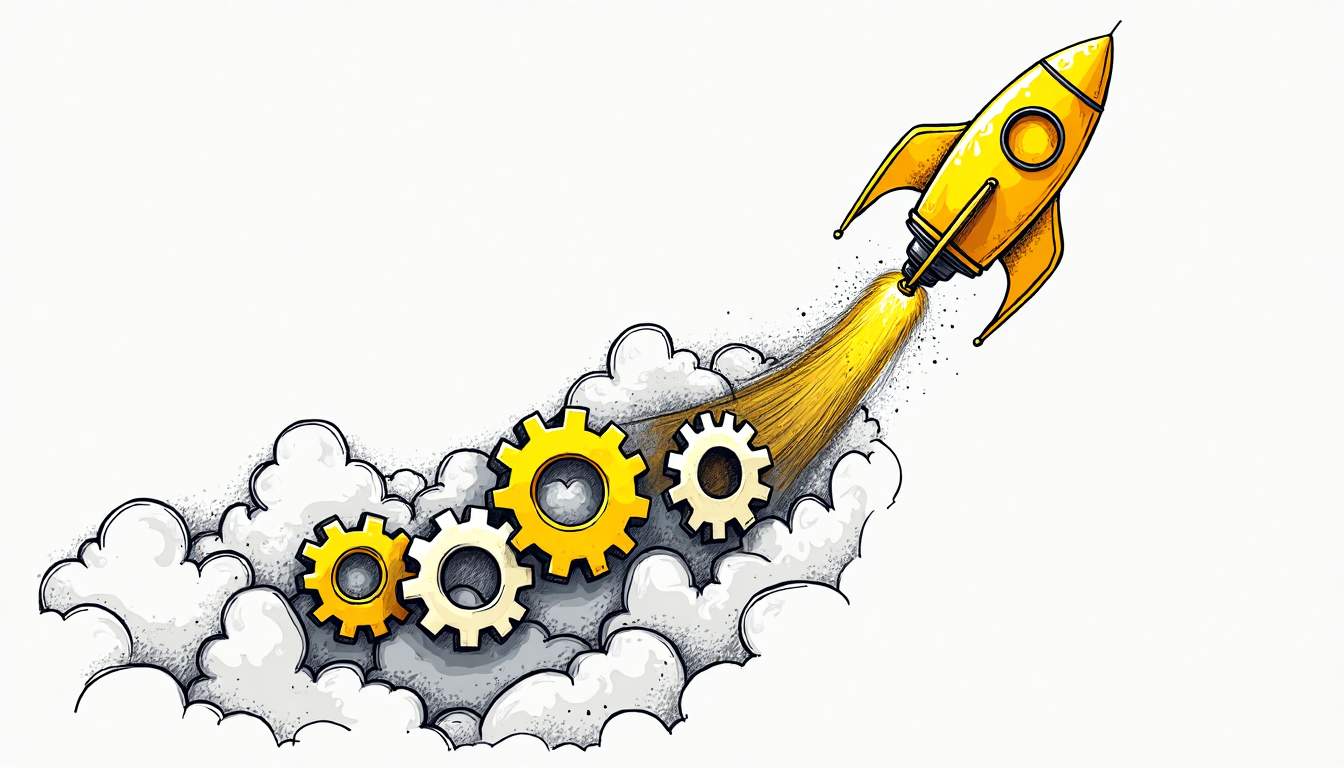 An interconnected gear system